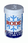 stoupací vosk na běžecké lyže Rode P38 Blue Super Extra -1 až  -5°C 45g