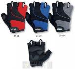 Cyklistické rukavice gelové Etape Supra 37-05 pánské vel.L - červená