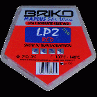 Vosk na lyže - parafín Briko Maplus LP2 Red -7 až -3°C 100g