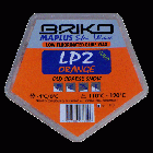 Vosk na lyže - parafín Briko Maplus LP2 Orange -4 až 0°C 100g