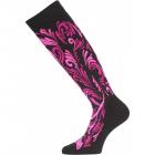 Ponožky LASTING SWD 904 černo-růžové