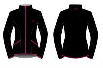 Běžecká bunda dámská KV+ Karina black/pink 2021/22