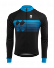 Cyklistický dres dlouhý rukáv Kalas Motion Z 2032-086x černo modrý 2021