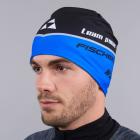 Běžecká čepice Fischer Beanie nation černo-modrá 2021/22