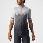 Cyklistický dres Castelli A Tutta silver gray/dark gray 2022