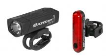 Set (přední a zadní) světel Force Dot USB