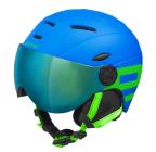 Dětská sjezdová helma Etape Rider Pro modrá/zelená mat 2022/23