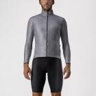 Cyklistická bunda Castelli Aria shell jacket silver grey 2023
