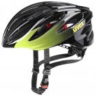 Cyklistická helma Uvex Boss race black-lime