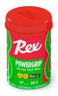 stoupací vosk na běžecké lyže Rex POWERGRIP FLUOR ZELENÝ -10°C až -20°C 45g