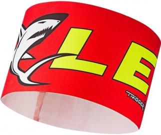 Čelenka Leki Race shark headband red-yellow