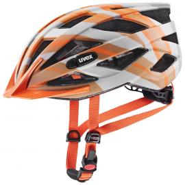 Cyklistická helma Uvex Air wing CC grey/orange mat 2021