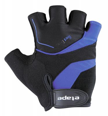 Cyklistické rukavice gelové Etape Supra 37-03 pánské černo modré