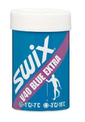 stoupací vosk na běžecké lyže Swix V40 modrý extra 45g