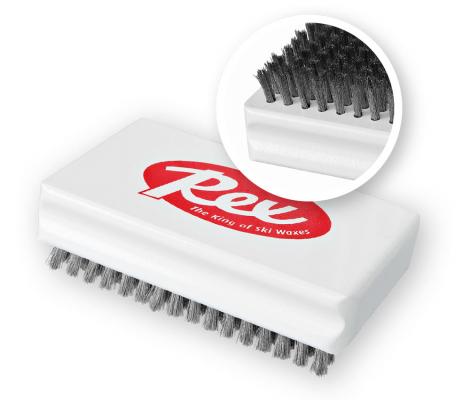 kartáč na lyže  Rex jemná ocel 621 Steel brush 