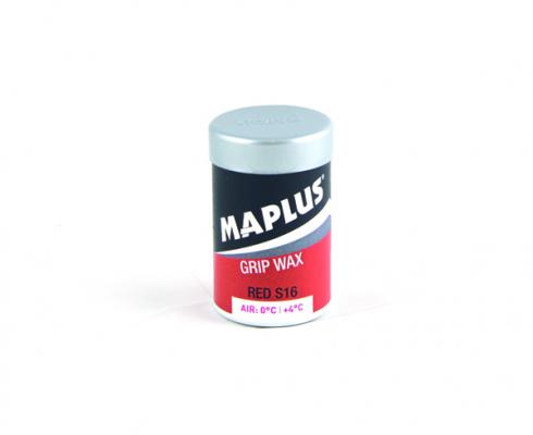 Stoupací vosk na běžecké lyže Maplus S16 červený 0 až +4°C 45g