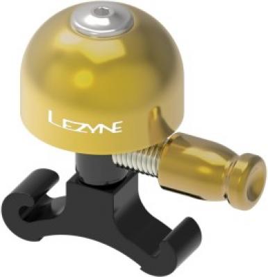 Zvonek na kolo Lezyne classic brass bell gold/black