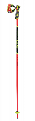 Lyžařské sjezdové hole Leki World cup racing TBS S 3D,flluorescent red/back/neonyellow 2020/21
