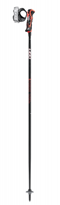 Sjezdové hole Leki Airfoil 3D black/fluorescent red/ white 2020/21