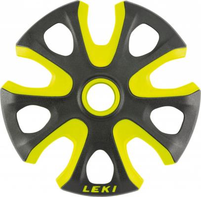 Košíčky na sjezdové hole  Leki Big Mountain Basket, neon yellow black 95mm 2020/21