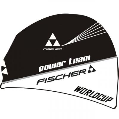 Běžecká čepice Fischer world cup black/white 2020/21