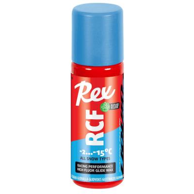 Vosk na lyže parafín Rex RCF liquid blue -2°C až -15°C 60ml