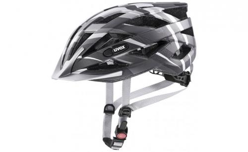 Cyklistická helma Uvex Air wing CC black/silver mat