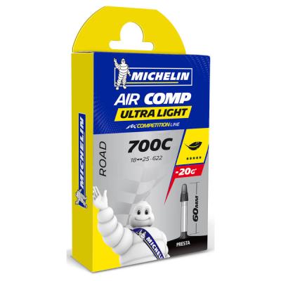 Duše Michelin Air Comp ultra light 700C (622-18-25mm) Presta 60mm