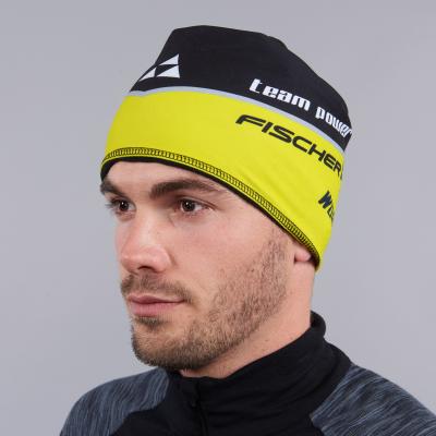 Běžecká čepice Fischer Beanie nation černo-žlutá 2021/22