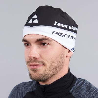 Běžecká čepice Fischer Beanie nation černo-bílá 2021/22