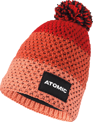 Dětská čepice Atomic kids beanie červená/coral/růžová 2021/22