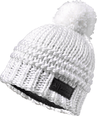 Čepice Atomic W Alps pom beanie bílá 2021/22