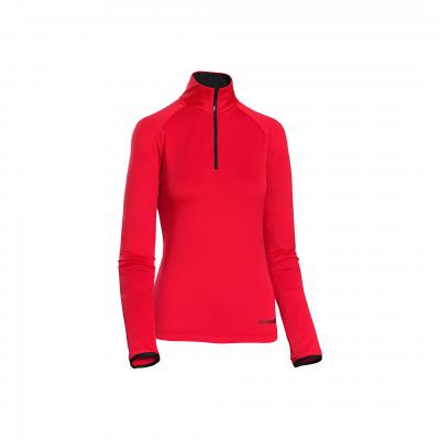 Termoprádlo 2. vrstva Atomic snowcloud fleece zip-neck červená 2021/22