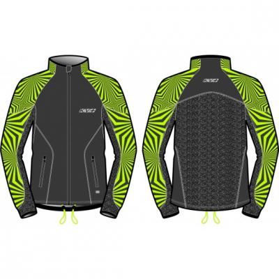  Běžecká bunda KV+ Lahti grey/lime 21V116-9 2021/22