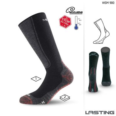 Ponožky Lasting WSM 900 černé