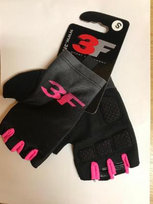 Cyklistické rukavice 3F Roubaix 2127 růžové