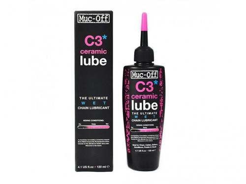 Muc-Off Mazivo C3 Ceramic Lube Wet - 120 ml - olej do mokra