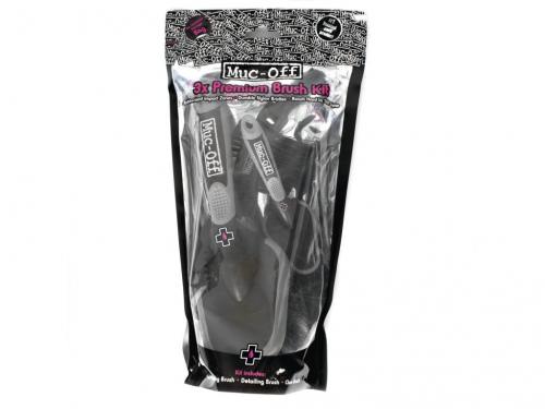 MUC-OFF 3X BRUSH SET - Sada 3 kartáčů 