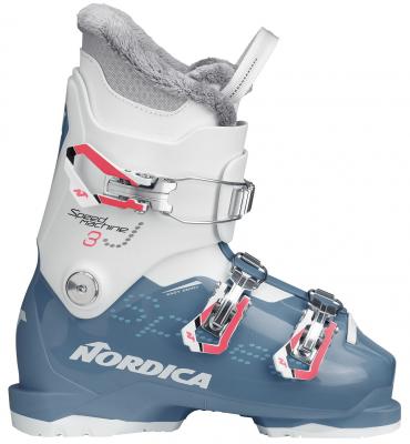 Dětské sjezdové boty dívčí Speedmachine J 3 Girl blue/whit/pink 2022/23