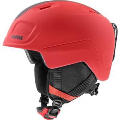 Lyžařská helma UVEX Heyya Pro červená matná 2022/23 