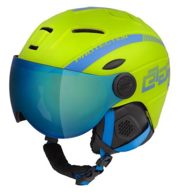 Dětská lyžařská helma Etape Rider Pro limeta/modrá mat 2023/24