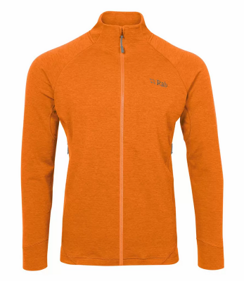 Pánská mikina Rab Nexus Full-zip - oranžová