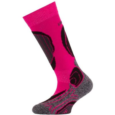 Dětské merino ponožky Lasting SJB 409 růžové