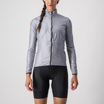 Cyklistická bunda dámská Castelli Aria Shell silver gray 2023