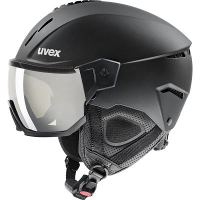 Lyžařská helma Uvex Instinct Visor černá matná