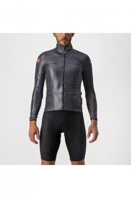 Cyklistická bunda Castelli Aria shell jacket dark grey 2024