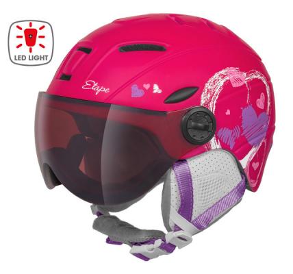 Dětská sjezdová helma Etape Rider Pro růžová mat 2023/24