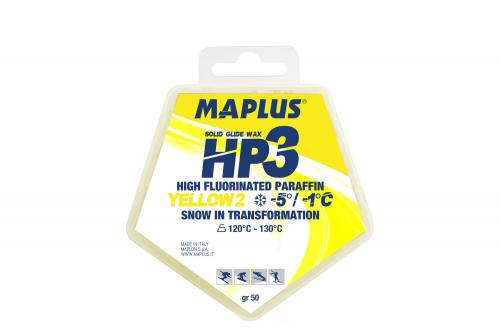 Vosk na lyže Briko Maplus HP3 Solid Yellow 2 -5 až -1°C 50 g
