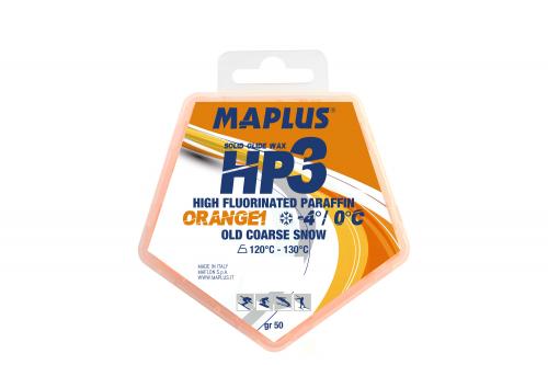 Vosk na lyže Briko Maplus parafín HP3 Solid Orange 1 -4 až 0°C 50 g