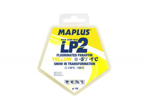 Vosk na lyže - parafín Briko Maplus LP2 Yellow -5°C až -1°C 100g